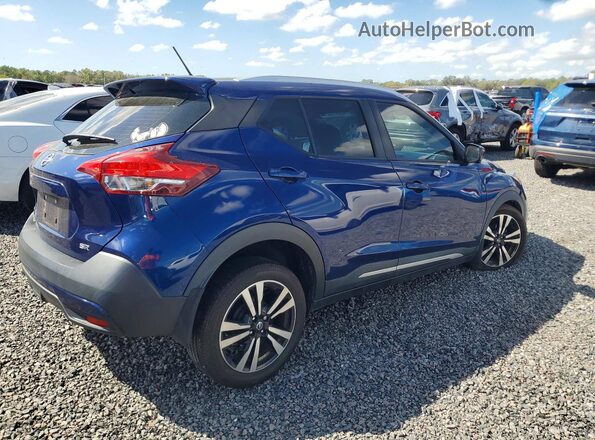 3N1CP5CU1JL538086 2018 NISSAN KICKS Blue Задня права чверть