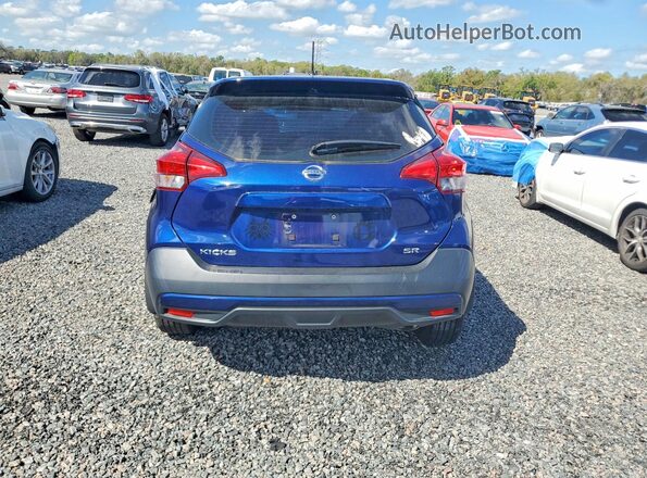 3N1CP5CU1JL538086 2018 NISSAN KICKS Blue Вид ззаду