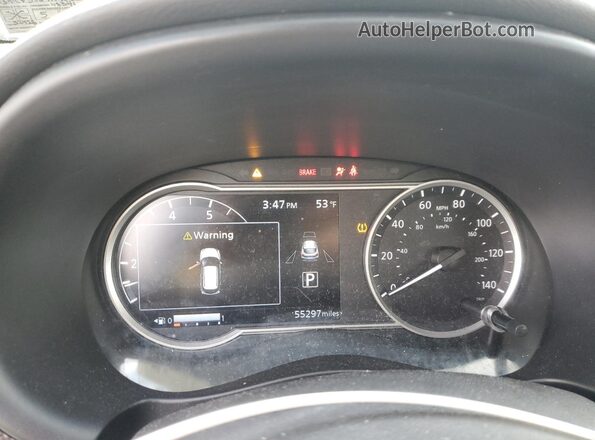 3N1CP5CU4KL538665 2019 NISSAN KICKS Black Vista del cuadro de instrumentos