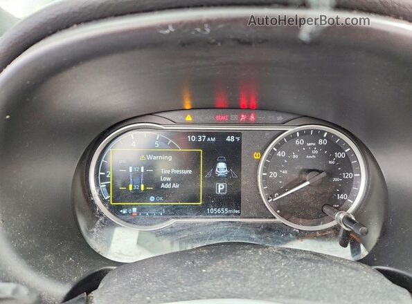 3N1CP5CU8JL545827 2018 NISSAN KICKS Black Instrument cluster view
