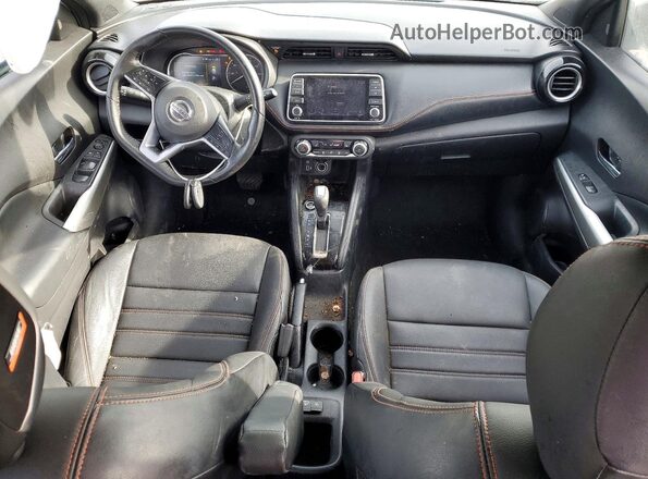 3N1CP5CU9KL488703 2019 NISSAN KICKS White Առջևի վահանակի տեսք