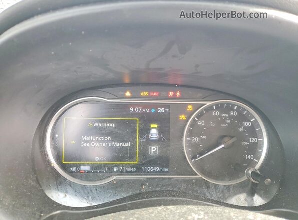 3N1CP5CU9KL488703 2019 NISSAN KICKS White Սարքավորումների վահանակի տեսք