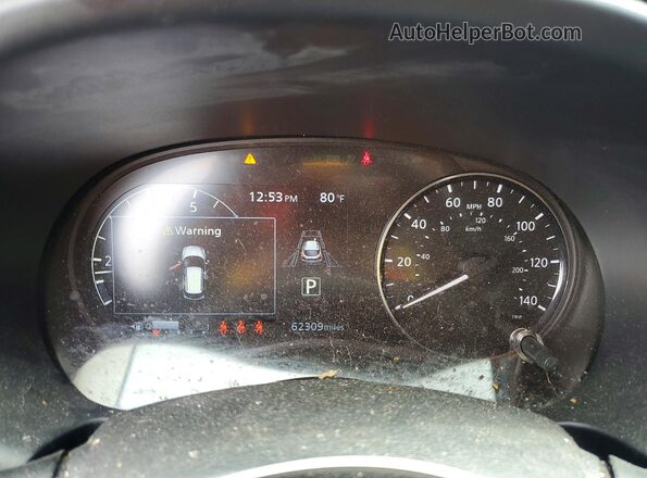 3N1CP5CV0ML518229 2021 NISSAN KICKS White ხელსაწყოთა პანელის ხედი