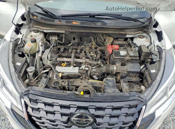 3N1CP5CV0ML518229 2021 NISSAN KICKS White ძრავის განყოფილების ხედი