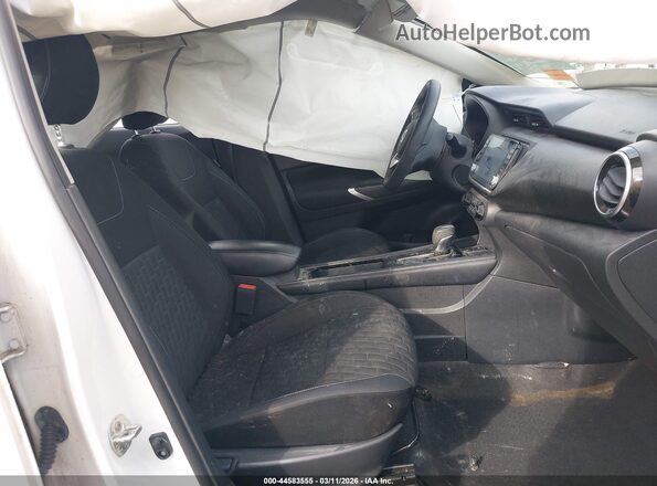 3N1CP5CV1ML539509 2021 NISSAN KICKS White Вид салону спереду