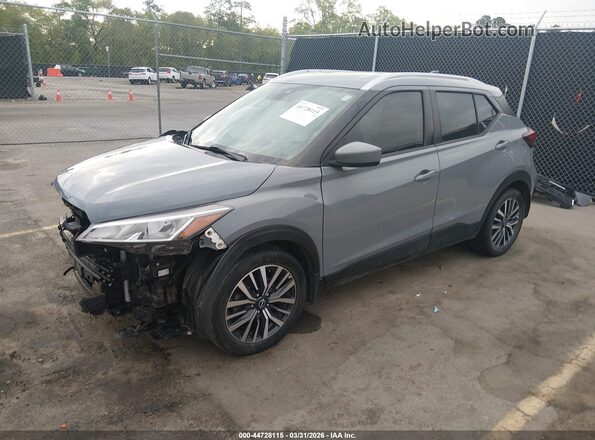 3N1CP5CV1NL503398 2022 NISSAN KICKS Gray Przód lewy