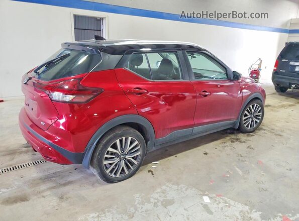 3N1CP5CV2ML469650 2021 NISSAN KICKS Red Rear right