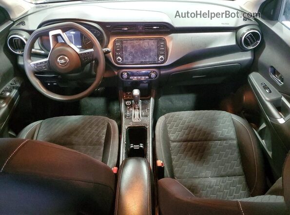 3N1CP5CV2ML469650 2021 NISSAN KICKS Red Dashboard view