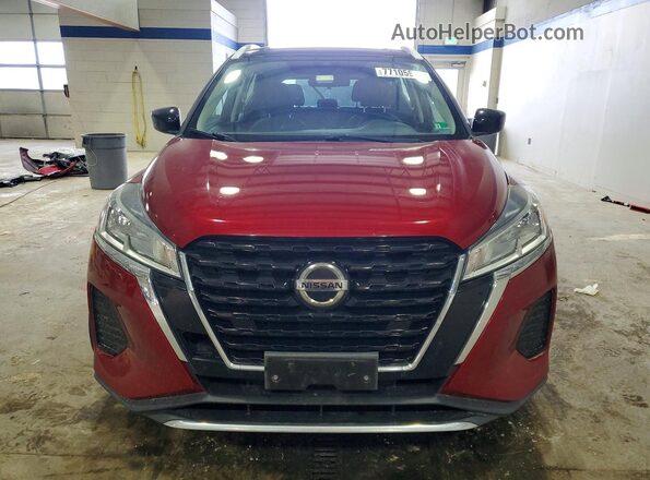 3N1CP5CV2ML469650 2021 NISSAN KICKS Red Front view
