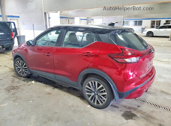 3N1CP5CV2ML469650 2021 NISSAN KICKS Red Rear left