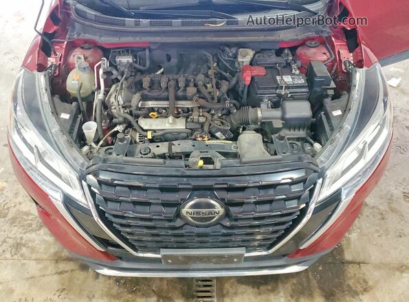 3N1CP5CV2ML469650 2021 NISSAN KICKS Red Rear interior view
