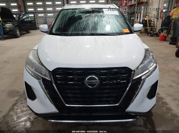 3N1CP5CV2ML480857 2021 NISSAN KICKS White Вид щитка приладів