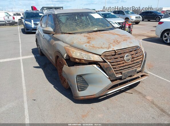3N1CP5CV2ML489316 2021 NISSAN KICKS Blue Widok z przodu