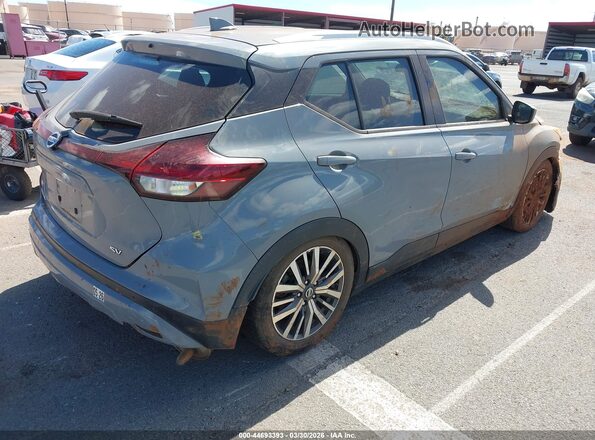 3N1CP5CV2ML489316 2021 NISSAN KICKS Blue Tył prawy