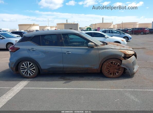 3N1CP5CV2ML489316 2021 NISSAN KICKS Blue Widok wnętrza z tyłu