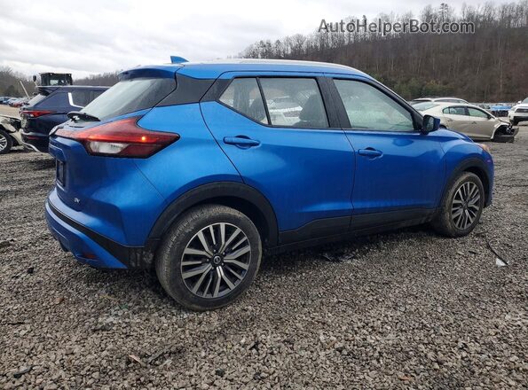 3N1CP5CV2ML530396 2021 NISSAN KICKS Blue Rear right