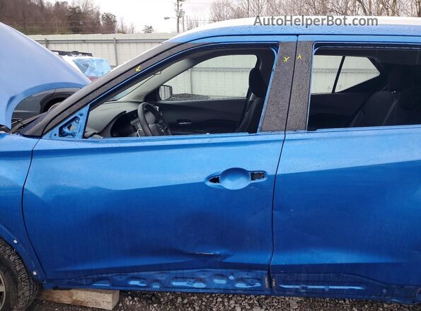 3N1CP5CV2ML530396 2021 NISSAN KICKS Blue Front interior view