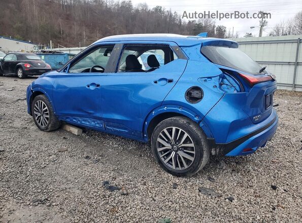 3N1CP5CV2ML530396 2021 NISSAN KICKS Blue Rear left