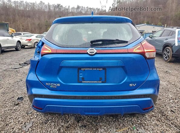 3N1CP5CV2ML530396 2021 NISSAN KICKS Blue Rear view