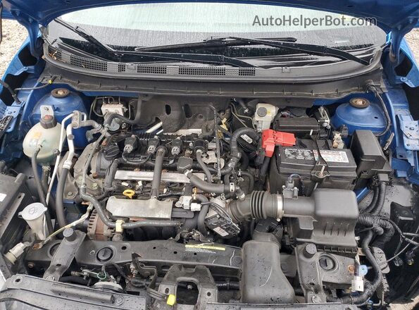 3N1CP5CV2ML530396 2021 NISSAN KICKS Blue Engine compartment view