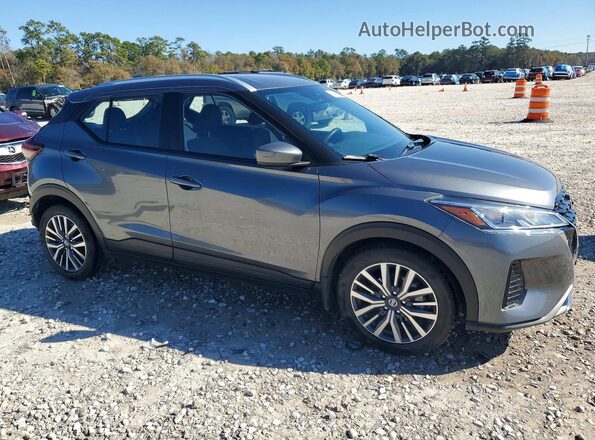 3N1CP5CV2ML541785 2021 NISSAN KICKS Gray Передня права чверть