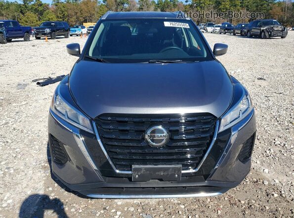 3N1CP5CV2ML541785 2021 NISSAN KICKS Gray Вид спереду