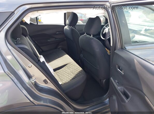3N1CP5CV2NL477863 2022 NISSAN KICKS Gray Vista de la etiqueta del VIN