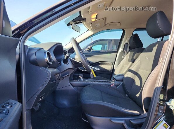 3N1CP5CV4ML469228 2021 NISSAN KICKS Black Front interior view