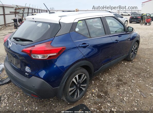 3N1CP5CV5LL499160 2020 NISSAN KICKS Blue Задня права чверть
