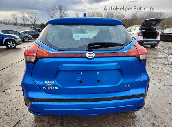 3N1CP5CV5ML524270 2021 NISSAN KICKS Blue Вид ззаду