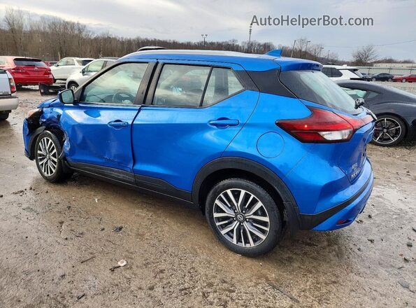 3N1CP5CV5ML524270 2021 NISSAN KICKS Blue Задня ліва чверть