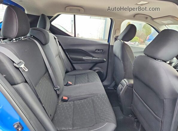 3N1CP5CV5ML524270 2021 NISSAN KICKS Blue Вид задньої частини салону