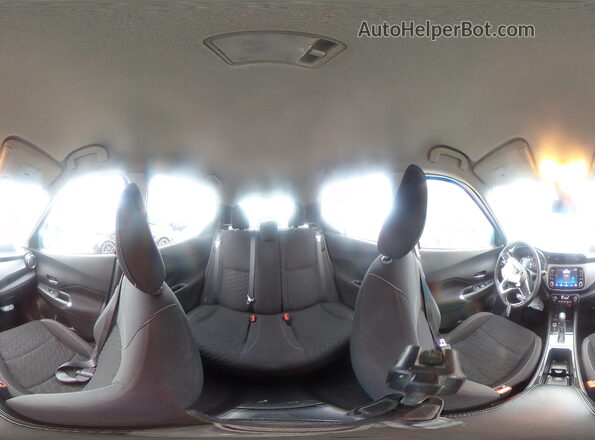 3N1CP5CV5ML524270 2021 NISSAN KICKS Blue Панорамний вид салону 360°