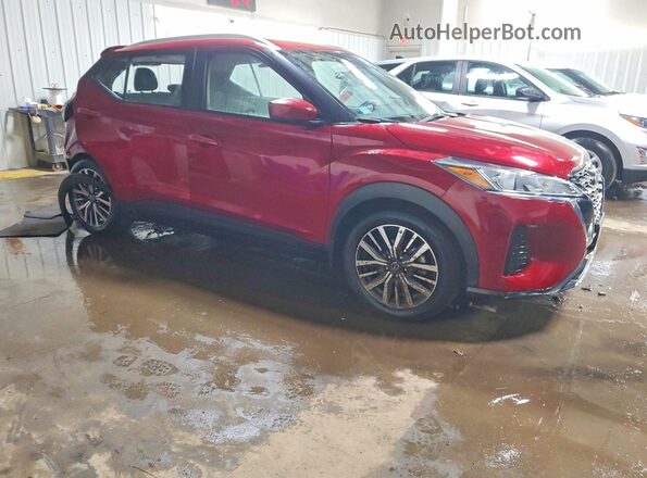 3N1CP5CV5NL487884 2022 NISSAN KICKS Red 