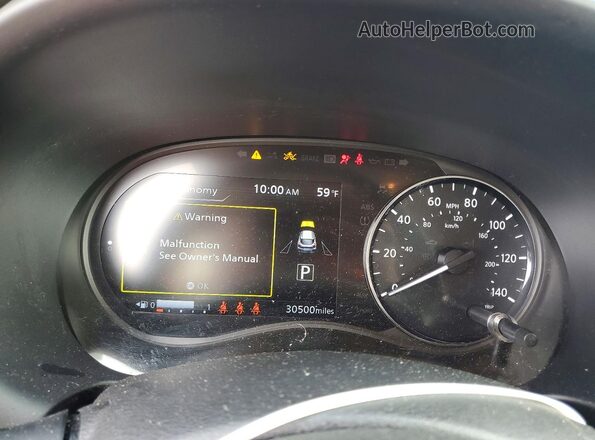 3N1CP5CV6ML466296 2021 NISSAN KICKS Black Instrument cluster view