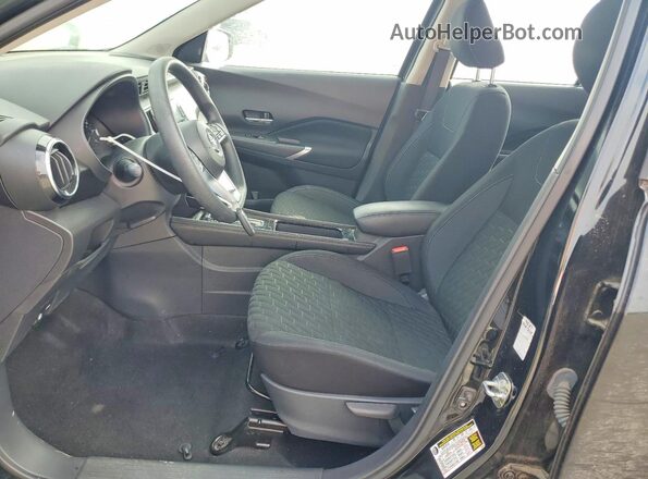 3N1CP5CV6ML466296 2021 NISSAN KICKS Black Front interior view