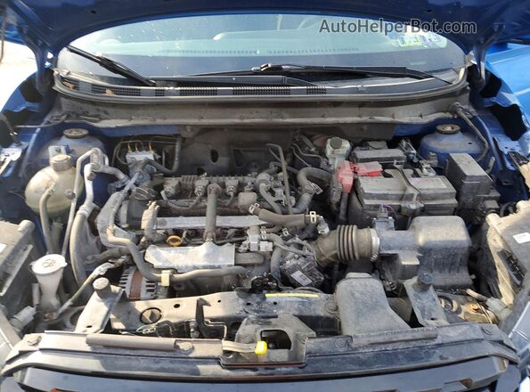 3N1CP5CV6ML504108 2021 NISSAN KICKS Blue Vista del compartimento del motor