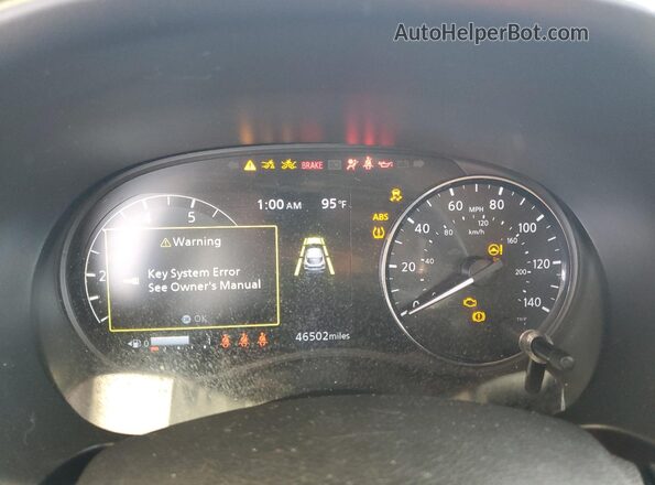 3N1CP5CV6ML533172 2021 NISSAN KICKS Black Instrument cluster view