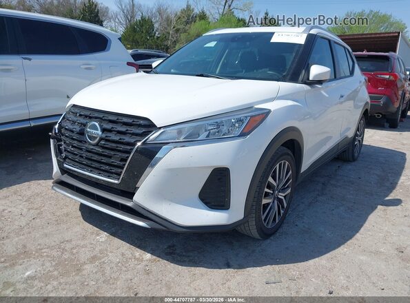 3N1CP5CV7ML466341 2021 NISSAN KICKS White Передня ліва чверть