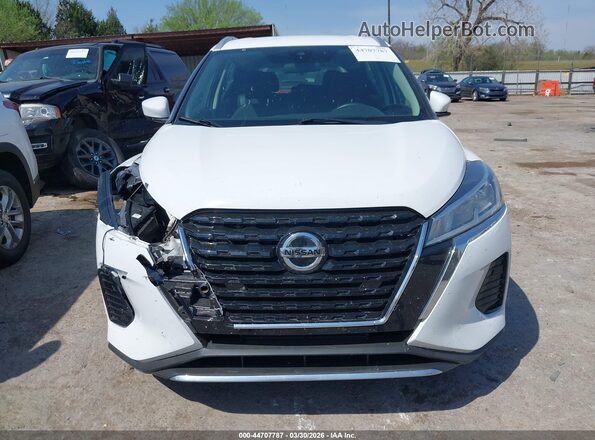 3N1CP5CV7ML466341 2021 NISSAN KICKS White Вид щитка приладів