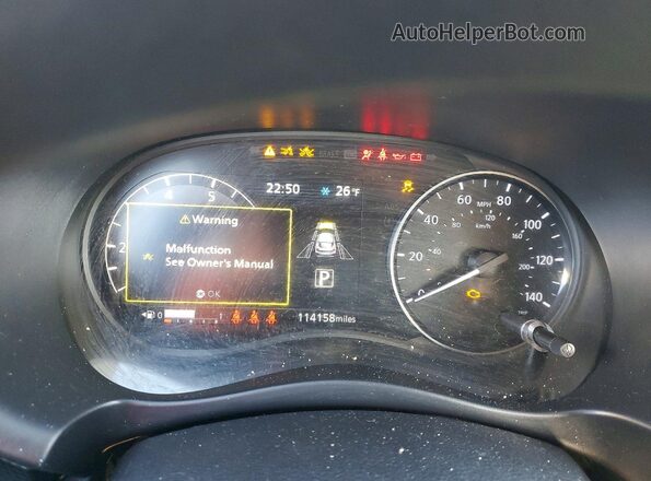 3N1CP5CV7ML476884 2021 NISSAN KICKS Blue Вид щитка приладів
