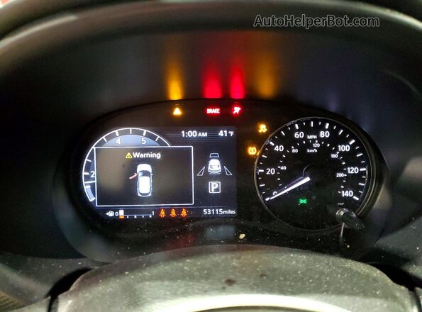 3N1CP5CV7PL572311 2023 NISSAN KICKS Red Vista del cuadro de instrumentos