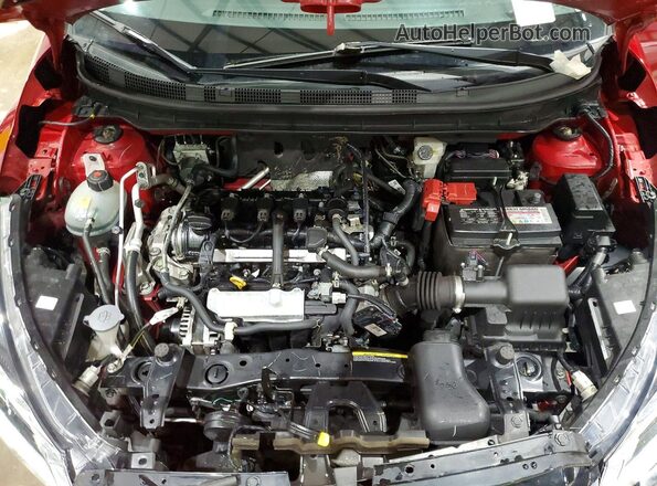 3N1CP5CV7PL572311 2023 NISSAN KICKS Red Vista del compartimento del motor