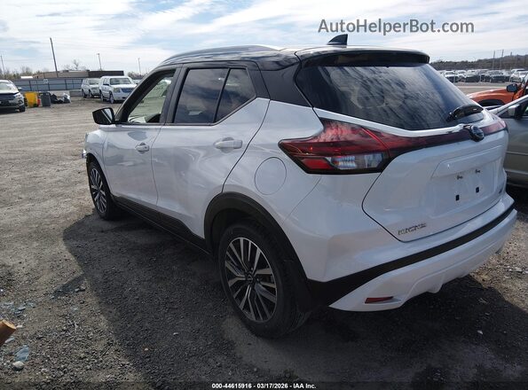 3N1CP5CV9NL485149 2022 NISSAN KICKS White Trasero izquierdo