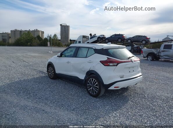3N1CP5CVXML500658 2021 NISSAN KICKS White Trasero izquierdo