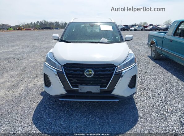 3N1CP5CVXML500658 2021 NISSAN KICKS White Vista del cuadro de instrumentos