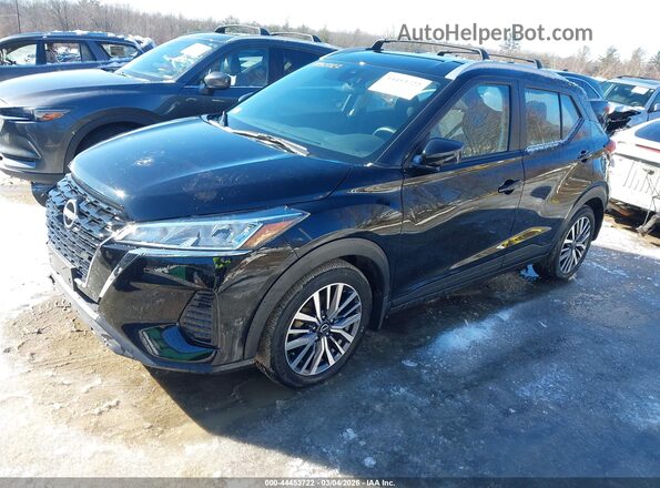 3N1CP5CVXRL540570 2024 NISSAN KICKS Черный Передняя левая четверть