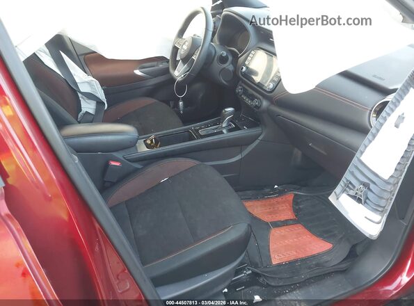 3N1CP5DV1ML465751 2021 NISSAN KICKS Бордовый Вид салона спереди