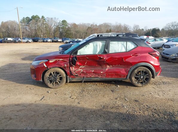 3N1CP5DV1ML465751 2021 NISSAN KICKS Бордовый Панорамный вид салона 360°