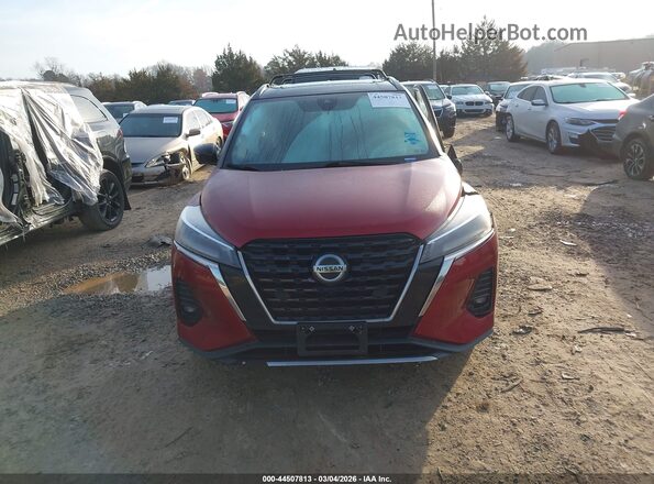 3N1CP5DV1ML465751 2021 NISSAN KICKS Бордовый Вид щитка приборов